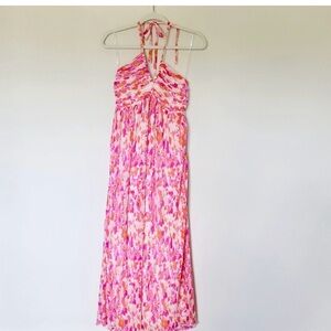 Flowy watercolor dress